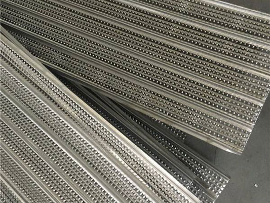 1.5m 1.6m HY RIB φύλλο τρυπημένο ατσάλι μαρτύριο 450mm πλάτος Ζυθοποιημένο