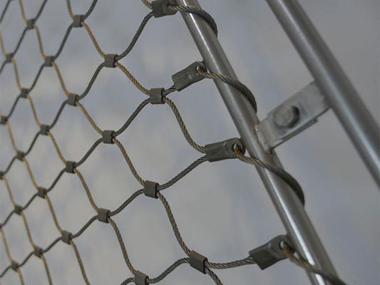 1.5mm 2.5mm 3.5mm διακοσμητικό πλέγμα οθόνης 304L 316L ατσάλινο πλέγμα σχοινί