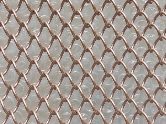4mm διακοσμητικό μπρούντζο πλέγμα οθόνη ανθεκτικότητα στη φωτιά διακοσμητικό μπρούντζο σύρμα πλέγμα