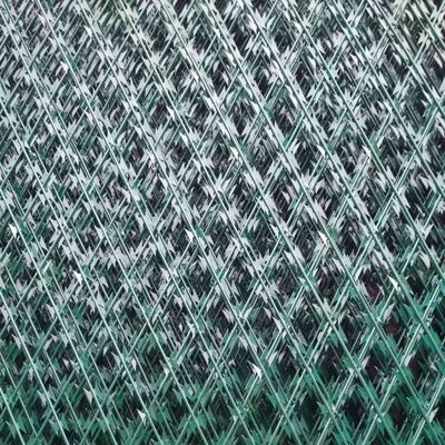 3.4mm Selvedge συγκολλημένο δίχτυ ξυράφι αντοχή στη διάβρωση στρογγυλό σχήμα