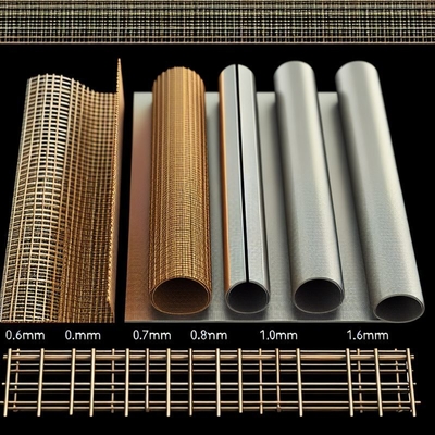 0.6mm 0.7mm 0.8mm 0.9mm 1.0mm 1.6mm Woven Metal Screen για βιώσιμες και οικολογικές εφαρμογές